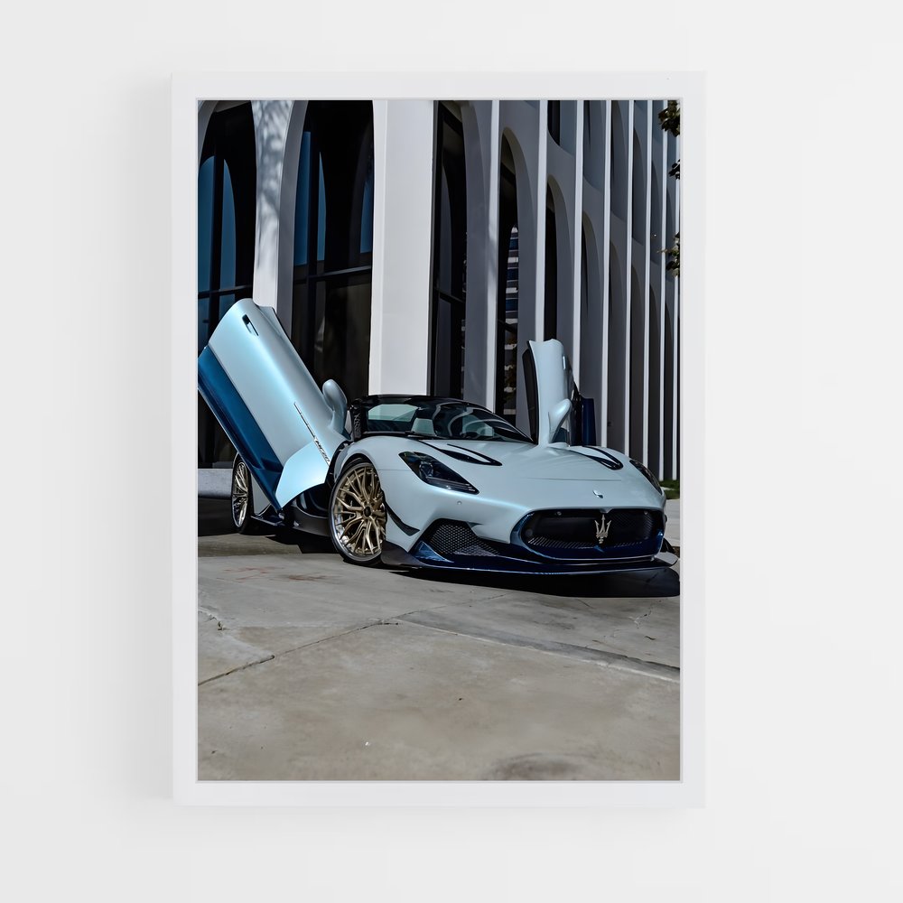 Poster Cielo Racer – affiche Maserati (vue 3)